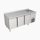 WORKTOP CHILLER 3 DOORS WITH SINK
