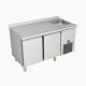 WORKTOP CHILLER 2 DOORS WITH SINK